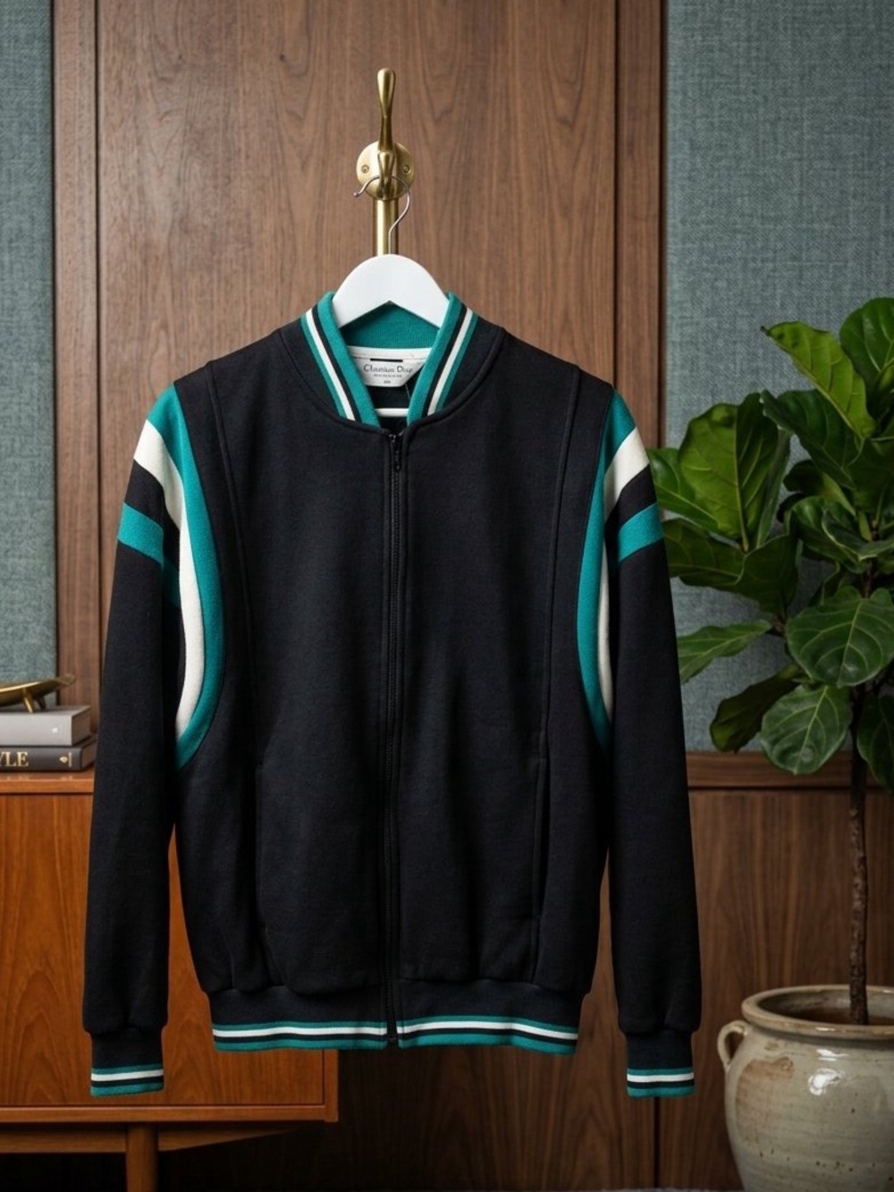 90's Christian Dior Monsieur Zip-Up Track Jacket Medium